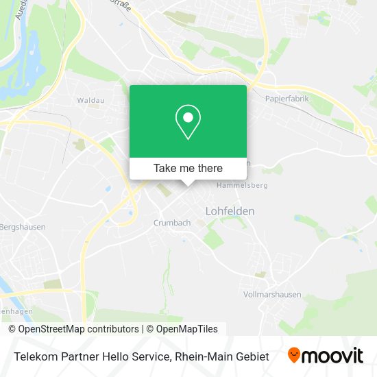 Telekom Partner Hello Service map