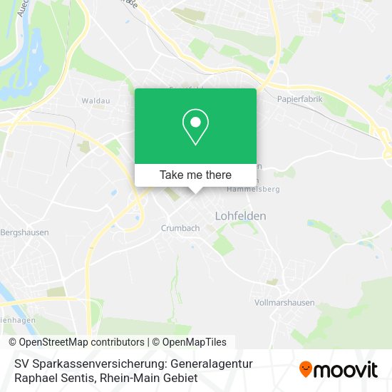 Карта SV Sparkassenversicherung: Generalagentur Raphael Sentis