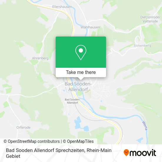 Bad Sooden Allendorf Sprechzeiten map