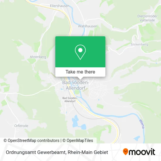 Карта Ordnungsamt Gewerbeamt