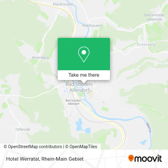 Карта Hotel Werratal