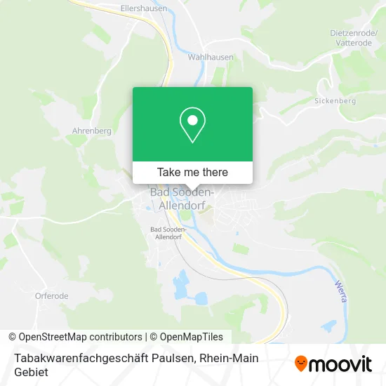 Карта Tabakwarenfachgeschäft Paulsen