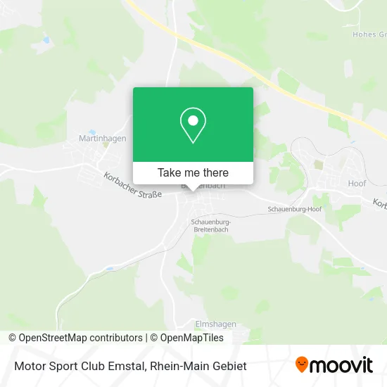 Карта Motor Sport Club Emstal