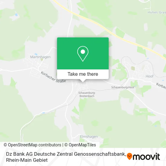 Карта Dz Bank AG Deutsche Zentral Genossenschaftsbank