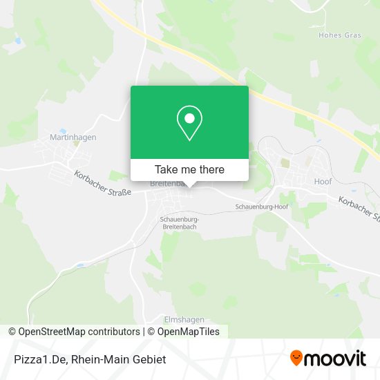 Карта Pizza1.De