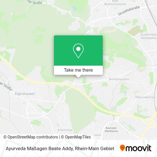 Карта Ayurveda Maßagen Beate Addy