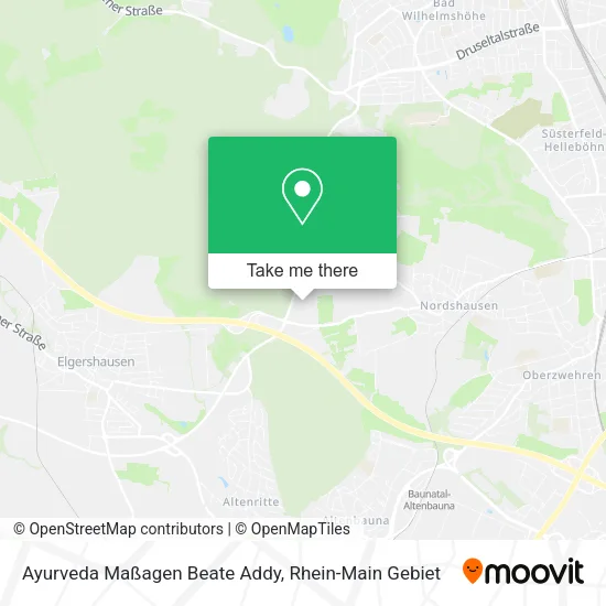 Карта Ayurveda Maßagen Beate Addy