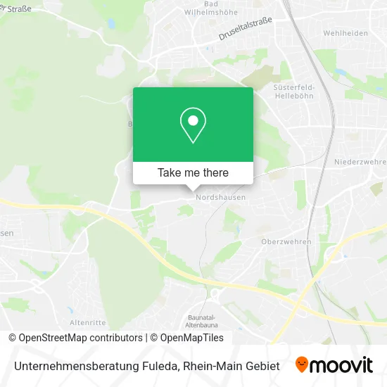 Карта Unternehmensberatung Fuleda