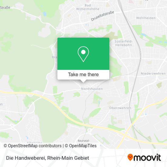 Карта Die Handweberei