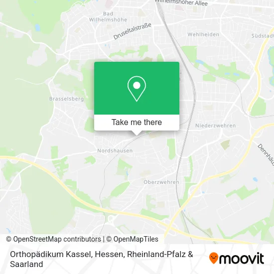 Карта Orthopädikum Kassel