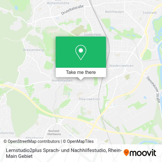 Карта Lernstudio2plus Sprach- und Nachhilfestudio