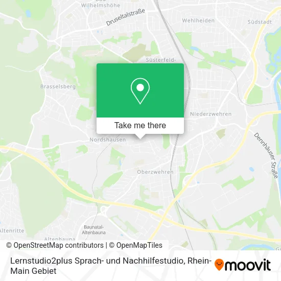 Карта Lernstudio2plus Sprach- und Nachhilfestudio