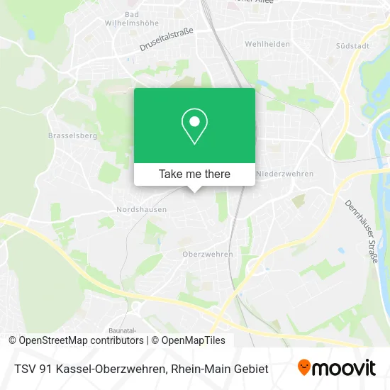 Карта TSV 91 Kassel-Oberzwehren