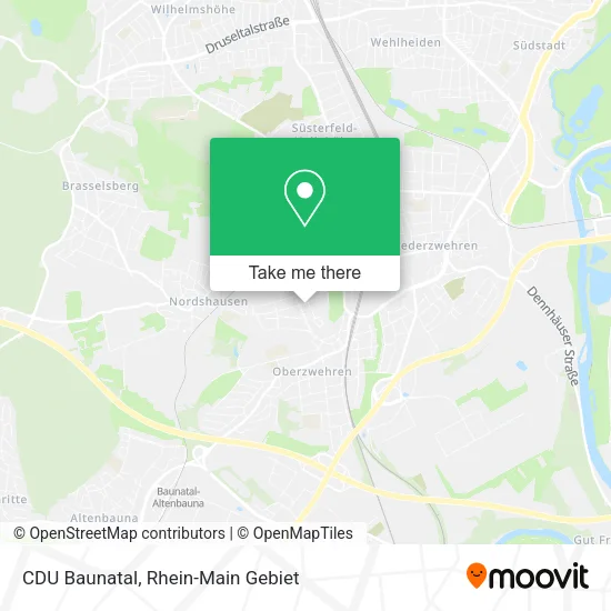 Карта CDU Baunatal