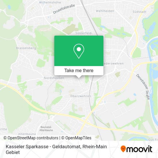 Карта Kasseler Sparkasse - Geldautomat
