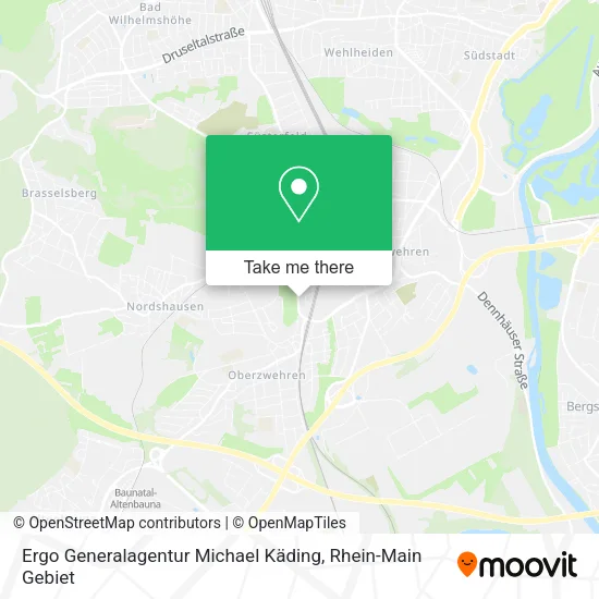 Карта Ergo Generalagentur Michael Käding