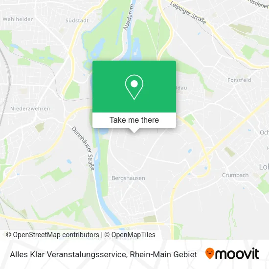 Карта Alles Klar Veranstalungsservice