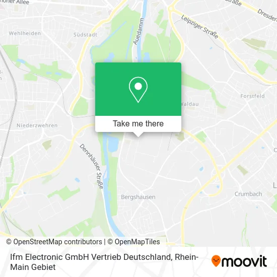 Карта Ifm Electronic GmbH Vertrieb Deutschland