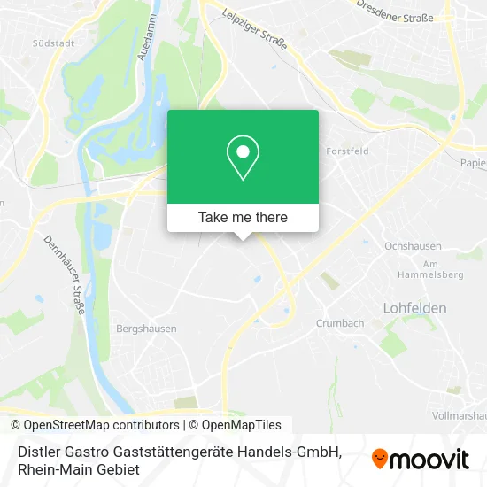 Карта Distler Gastro Gaststättengeräte Handels-GmbH