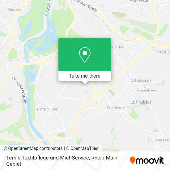 Карта Temis Textilpflege und Miet-Service