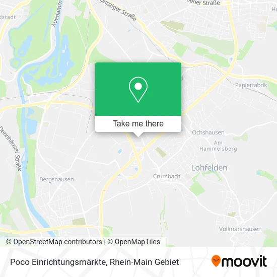 Карта Poco Einrichtungsmärkte