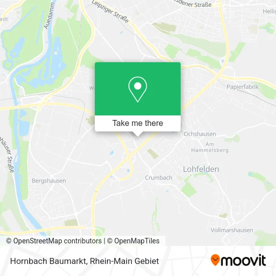 Карта Hornbach Baumarkt