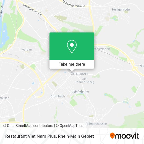 Карта Restaurant Viet Nam Plus