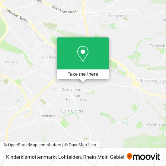 Карта Kinderklamottenmarkt Lohfelden