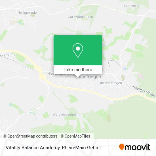 Карта Vitality Balance Academy