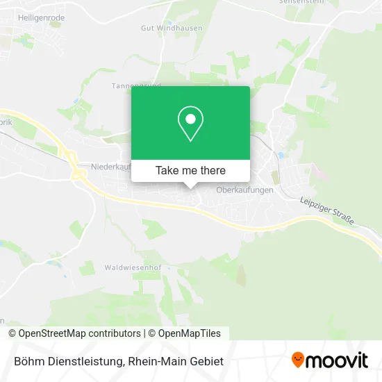 Карта Böhm Dienstleistung