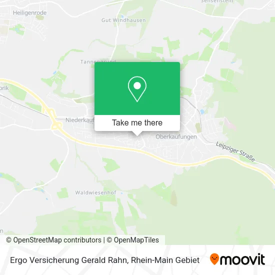 Карта Ergo Versicherung Gerald Rahn