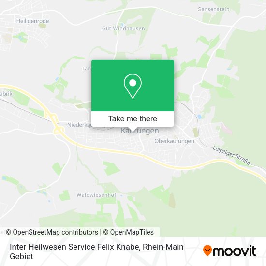 Карта Inter Heilwesen Service Felix Knabe