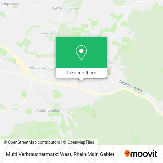 Карта Multi Verbrauchermarkt West