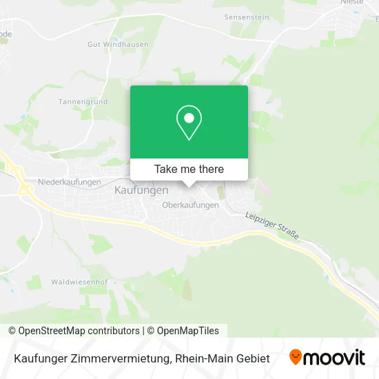 Карта Kaufunger Zimmervermietung