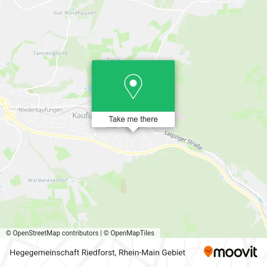 Карта Hegegemeinschaft Riedforst