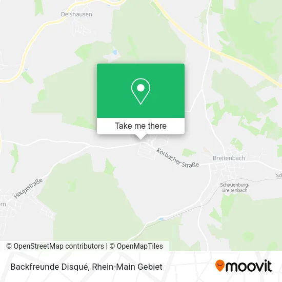 Карта Backfreunde Disqué