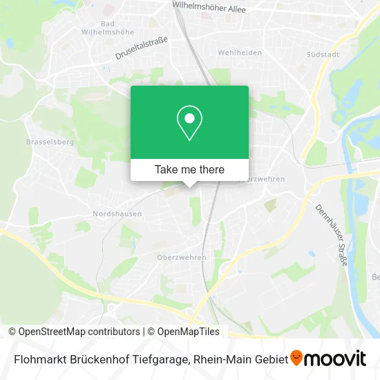 Карта Flohmarkt Brückenhof Tiefgarage