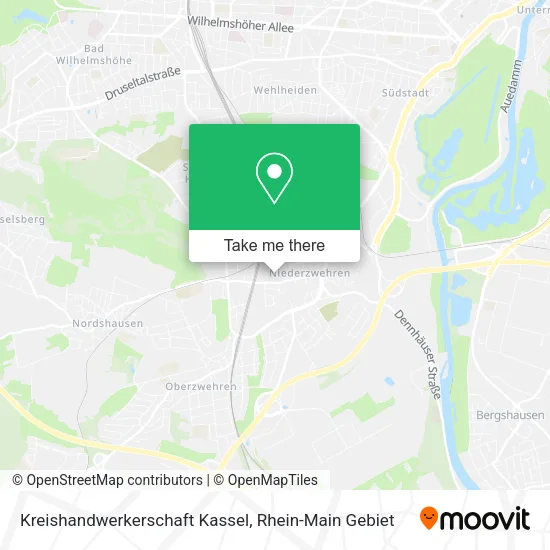 Карта Kreishandwerkerschaft Kassel