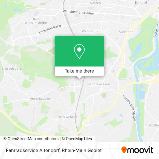 Карта Fahrradservice Altendorf