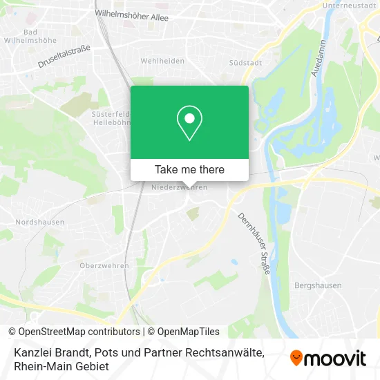 Карта Kanzlei Brandt, Pots und Partner Rechtsanwälte