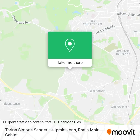Карта Tarina Simone Sänger Heilpraktikerin