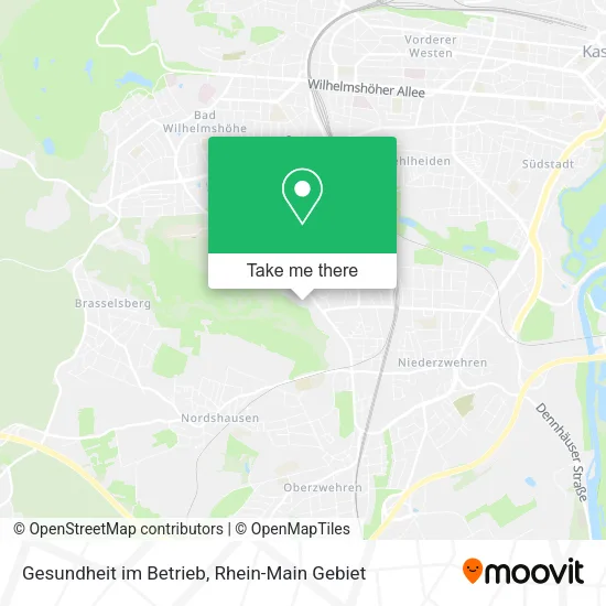 Карта Gesundheit im Betrieb