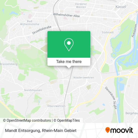 Карта Mandt Entsorgung