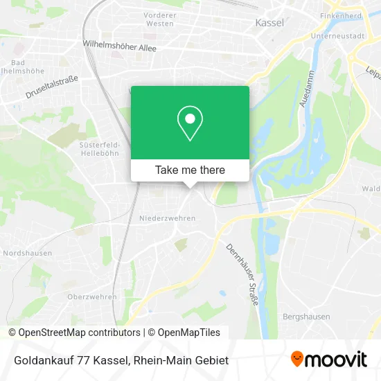 Карта Goldankauf 77 Kassel
