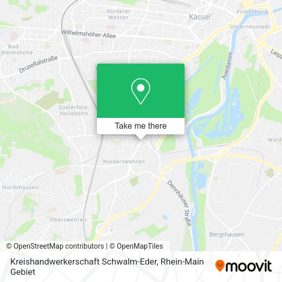 Карта Kreishandwerkerschaft Schwalm-Eder