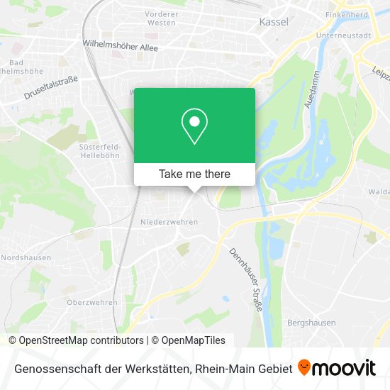 Карта Genossenschaft der Werkstätten