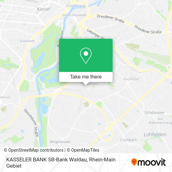 Карта KASSELER BANK SB-Bank Waldau