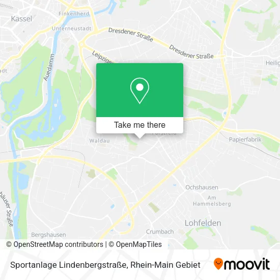 Карта Sportanlage Lindenbergstraße
