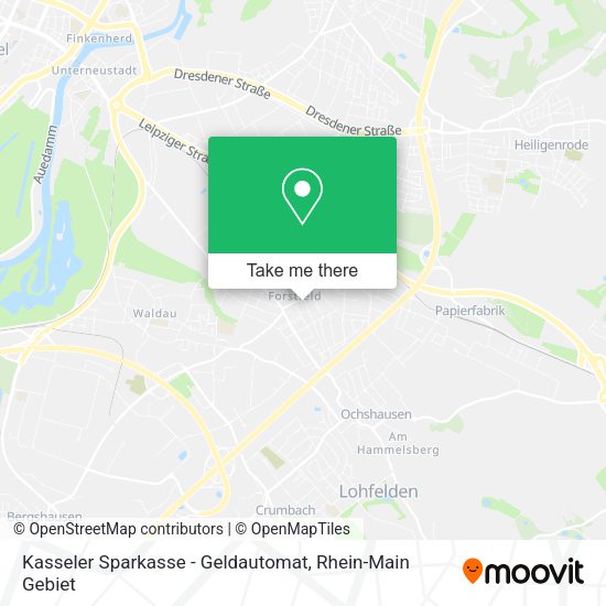 Карта Kasseler Sparkasse - Geldautomat