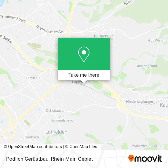Карта Podlich Gerüstbau
